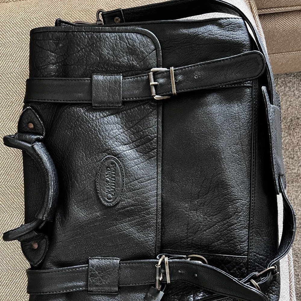 Overland Outfitters Leather Travel/Laptop Briefcase